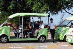 Xe điện sẽ được sử dụng cho du khách tham quan ở Thủ đô. Ảnh minh họa